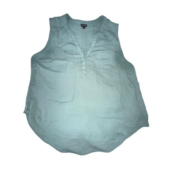 Torrid‎ Blouse Teal Green Plus Size 4 Women’s Top Boho Flowy Tunic Casual Chic - Picture 2 of 7
